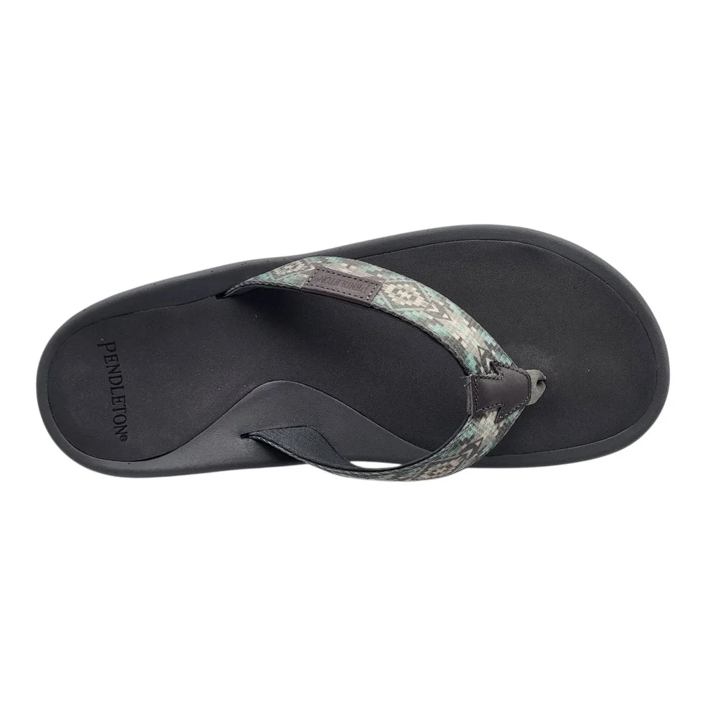 Pendleton Men's Carico Pattern Flip Flops Sandals Casual Comfort Slides